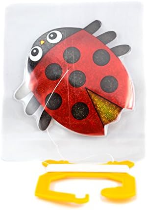 MicroKite Mini Mylar Kite, Ladybug, 2-Pack