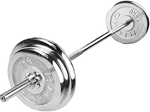 oojuuyunkjlkj 2-in-1 Dumbbell And Barbell Set Body Cast Iron Bar Home Gym Fitness Free Weight Slip Training - Adjustable Free Weight