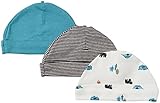 Carter's Baby Boys' 3 Pack Caps (Baby)