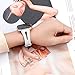 QIBOX Leather Bands Compatible with Fitbit Versa/Versa 2, Slim Vintage Leather Band Replacement Strap Women Man Wristband Accessories Compatible with Fitbit Versa 2 Smartwatch