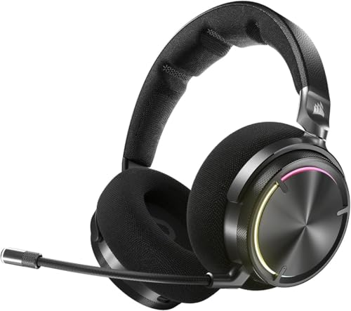 Corsair Virtuoso MAX Wireless für Xbox Gaming-Headset mit Bluetooth – Dolby Atmos, Aktive Geräuschunterdrückung, Mikrofon in Rundfunkqualität, für Xbox, PC, Mac – Kohlenstoff