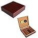 Digital Hygrometer with Cherry Finish Spanish Cedar Humidor and Embedded Magnetic Seal