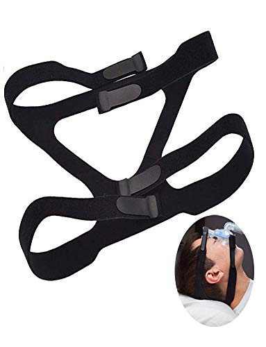 ZeroGoo 2 Pack Universal Mask Strap Replacement Headgear Gear Compatible with Most 4 Point Connection Breathing & Respirator & Nasal & Full Face & Sleep Apnea & Dreamwear & Wisp Mask(Without Mask)