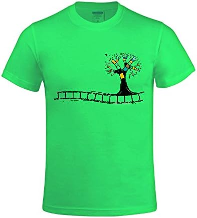 Art Film Tree Funny Sayings O Neck t Shirts For Men Green