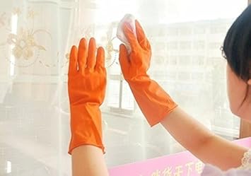 DWS 1 Pair Household Washing Kitchen Latex Hand Rubber Gloves For All Cleaning