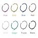 YILIN Nose Hoop Ring,40pcs 22G Assorted Nose Studs Rings,Stainless Steel Body Jewelry Piercing Nose Rings (A：Mix Color)