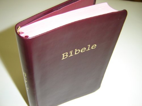 Latvian Bible Deep Burgundy Leather Bound / R65 Bibele 1965 gada izdevuma reidetais teksts ar pielikumiem / Saja izdevuma izmantots Bibeles 1997 gada iespieduma salikums