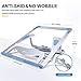 Humixx Laptop Stand, Aluminum Foldable Holder with 5 Adjustable Degrees, Ergonomic Design with Heat-Vent, Slide-Proof Silicone and Protective Hooks Compatible with MacBook/Air/Pro 10 to 16 Inches