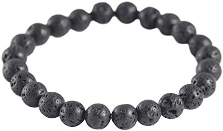 Marble Lava Stone Elastic Bracelet
