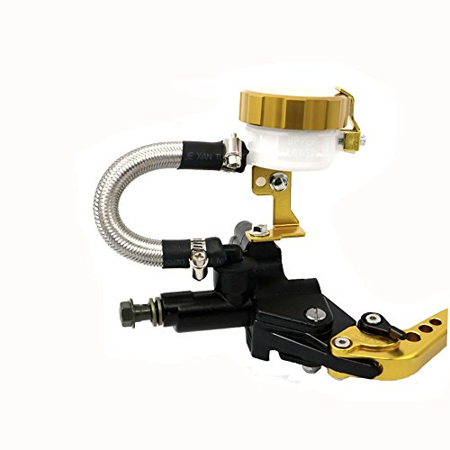 Motorcycle 7/8" Clutch Hydraulic Brake Levers Master Cylinder Oil Fluid Reservoir for Honda CB1000R 08-12 VFR750 91-97 VFR800 98-12 CBF1000 06-09 - Thumbnail 5