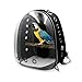 Bird Carrier Parrot Backpack Breathable Transparent Space Parrot Travel Cage Carrier with panoramic design Double-open zipper design anti-lost hook Soft Sided Travel Bird Carrier 13.7811.8117.72in
