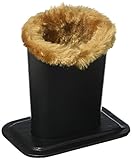 Plush Lined Eyeglass Holder , Black
