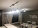 EUL Industrial Island Lighting Vintage Pendant Lamp with Clear Glass Shades Brushed Nickel-3 Light