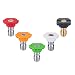 OPACC Pressure Washer Spray Nozzles, Universal Pressure Multiple Degrees Washer Nozzle Tips-1/4 Quick Connection Design 2.5 GPM 4000 PSI(5 Packs) (2.0 GPM)