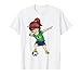 Dabbing Soccer Girl Brazil Jersey Shirt - Brazilian Football