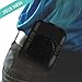 Portable Jobsite Fan, 4000mAh Battery Powered Personal Hands-Free Waist Fan Wearable Clip On Fan Necklace Fan USB Handheld Fan, Strong Airflow for Job site, Work site, Farm, Mine, Dock, Freight yard