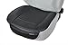 EDEALYN (2PCS PU Leather Car seat Cover Car Accessories Car Seat Protector Seat Covers Universal Car (19.7 inches deep × 20.87 Wide)(Black-N)