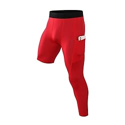 Men's Compression Tights Basketball,One Leg