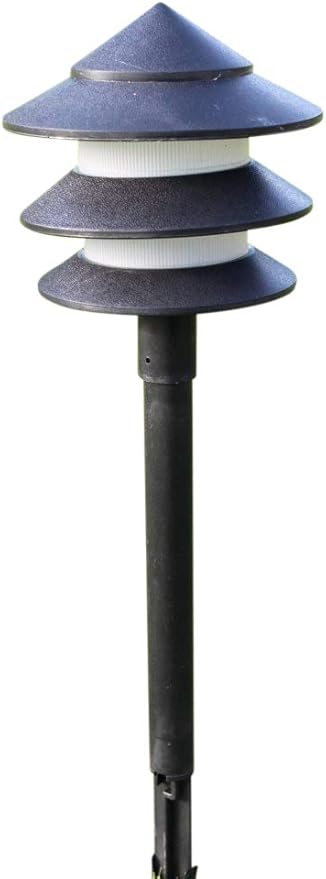 Iluminación de jardín - Pack de 10 luces pagoda de jardín de bajo