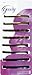 Goody Classics Hair Barrette Stay Tight, Patterned, 8 Count (Pack of 3)