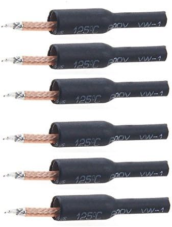 LAOSGE 6pcs 5.8G 35mm Omnidirectional Weld Connector FX798T FPV Brass Antenna for FX798T FPV Micro AIO Camera