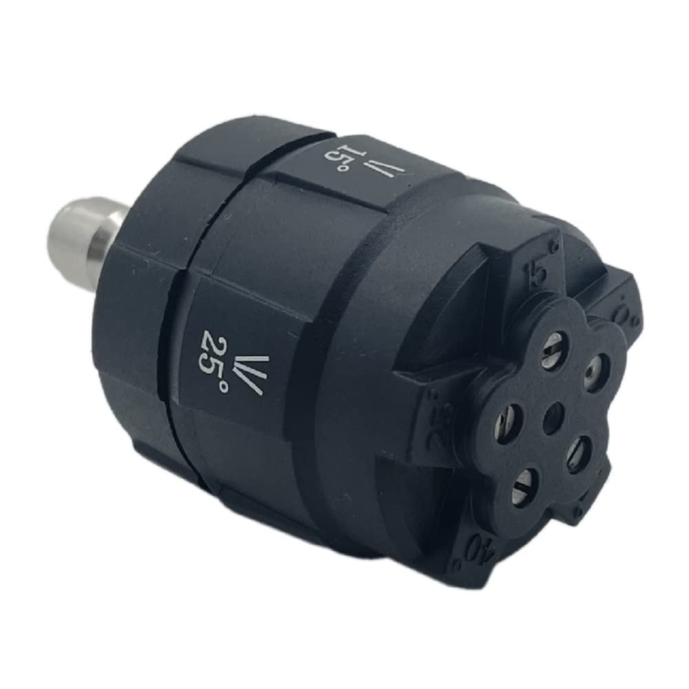 Tuabyem 5In1 Nozzle High Pressure Washer 0° 15° 25° 40° 65° Nozzle in One Piece G1/4 Male Connector Quick Release Adaptor