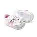 Royal Victory Toddler Baby Boys Girls Shoes 0-18 Months Slip-On PU Leather Crib Shoes Infant Walkers-by RVROVIC (12cm (6-12 Months), 1808-Pink)