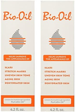 Bio-Oil for Scars,Stretch Marks, Uneven Skin Tone w/ PurCellin Oil, 4.2 oz/125ml (Pack of 2) + FREE Schick Slim Twin ST for Sensitive Skin