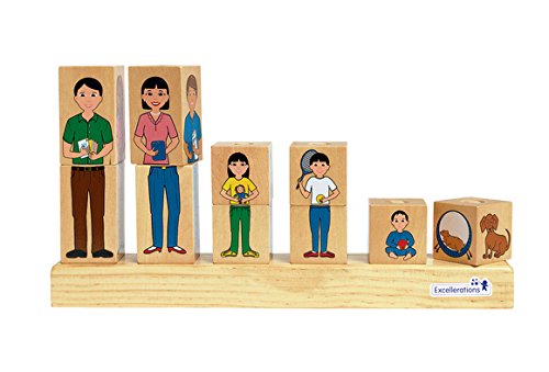 Excellerations Wooden Stack-A-Family (Item # STACKFAM)
