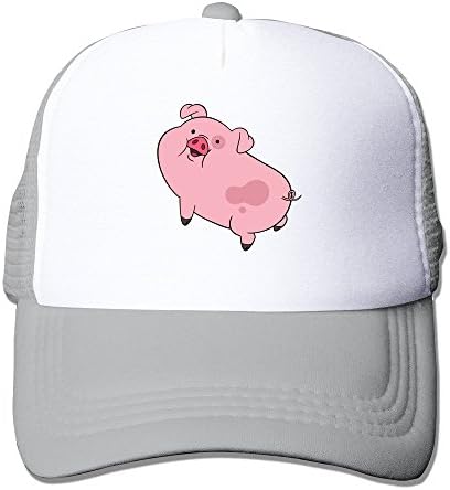 Print Your Own Adult Unisex Gravity Falls Waddles 100% Nylon Mesh Caps One Size Fits Most Adjustable Mesh Caps