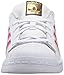 adidas Originals womens Superstar Sneaker, White/Bold Pink/White, 1 Little Kid US
