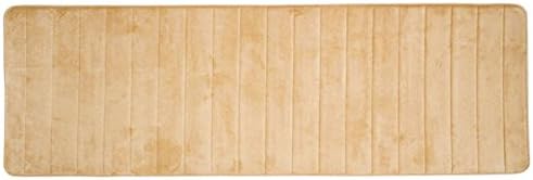 BELTRY Memory Foam Bath Mat,Ultra Soft Shower Floor Mat,Non-slip Absorbent Bathroom Carpet (50 * 160CM)(50cm*160cm,camel)