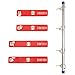 Spreader Bar, Stainless Steel Multifunctional Metal Pipe(Red)