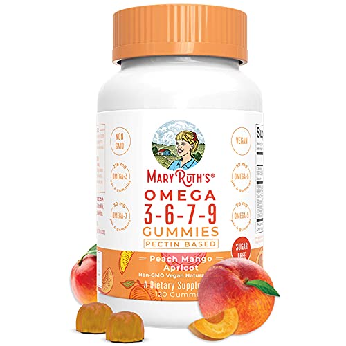 ایگرد | قیمت و خرید Vegan Omega 3-6-7-9 Gummies Supplement (Plant Based) by  MaryRuth's | 4 Month Supply | Organic Ingredients, Non-GMO, Gluten Free for  Men, Women \u0026 Kids | NO Fish, NO Krill, Sugar Free