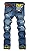 MR. R Men's Ripped Printed Jeans