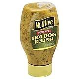 Mt. Olive Hot Dog Relish Squeeze Bottle 10 oz (Pack of 3)