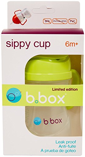 b.box Sippy Cup with Innovative Weighted Straw | Easy-Grip Handles | Color: Neon Pineapple | 8 oz. | BPA-Free | Phthalates & PVC Free | Dishwasher Safe - Thumbnail 3