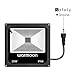 Warmoon 20W RGB Flood Light Outdoor Dimmable Color Changing Waterproof IP66 LED Security Night Light with Remote Control US 3-Plug for Home Garden Landscape Stage Yard