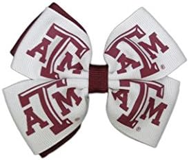 Texas A&amp;M University Pinwheel Hair Bow