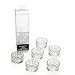 Hosley's Clear Glass Set of 6 Tea Light Holders - 1.8