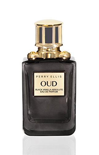 Perry Ellis Fragrances Perry Ellis Oud Eau de Parfum Spray, Black Vanilla, 3.4 Fluid Ounce