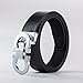 Men's Fashion Dress Belt Comfort Leather Adjustable Buckle, by Trim to Fit (Waist Size 26