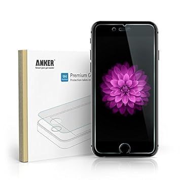 iPhone 6s Plus and 6 Plus Screen Protector - Anker GlassGuard (Premium Tempered Glass Screen Protector with LIFETIME WARRANTY) for Apple iPhone 6s Plus and 6 Plus (5.5 inch)