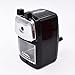 Classic Manual Pencil Sharpener. BLACK. Heavy Duty but Quiet for Office and Home Desks, School Classroom. Carl A-5 Angel