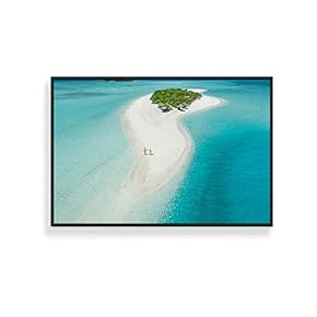 Framed Canvas Wall Art for Living Room, Bedroom Seaside Canvas Prints for Home Decoration Ready to Hang - 16x24 inches