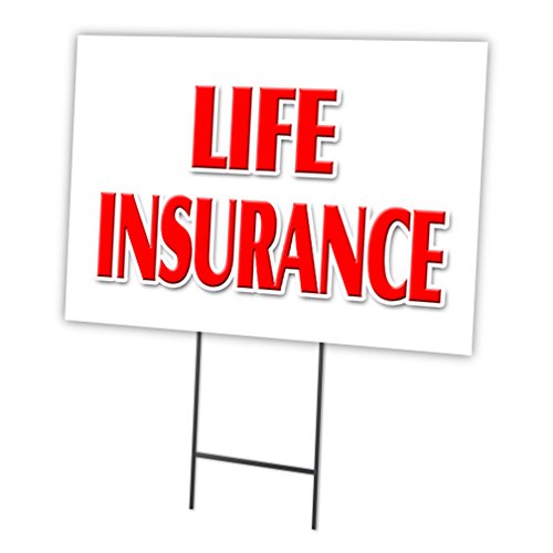 Amazon.com : Life Insurance 18"x24" Yard Sign & Stake Outdoor Plastic