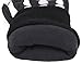 ANDORRA Kids Glow in The Dark Waterproof Snow Gloves, Skeleton, Black, L (10-12Y)