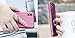 iPhone X/XS Case, Vivafree [Elegance Series] Premium Cute Slim Fit Bling Diamond Girls Phone Cover Case with Luxury Ring Kickstand for Apple iPhone X/XS - Amethyst Purple