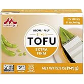 Mori-Nu Silken Tofu Extra Firm | Velvety Smooth and Creamy | Low Fat, Gluten-Free, Dairy-Free, Vegan, Made with Non-GMO soybeans, KSA Kosher Parve | Shelf-Stable | Plant protein | 12.3 oz x 3 Packs