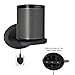 Wall Mount Shelf Hanger Holder Stand for Play:One Google Nest Mini,Google Home Mini,Google WiFi,Smartphones,Security Cameras – A Space-Saving Solution for Anything Up to 15lbs-Black
